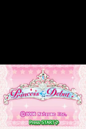 Princess Debut (USA) screen shot title